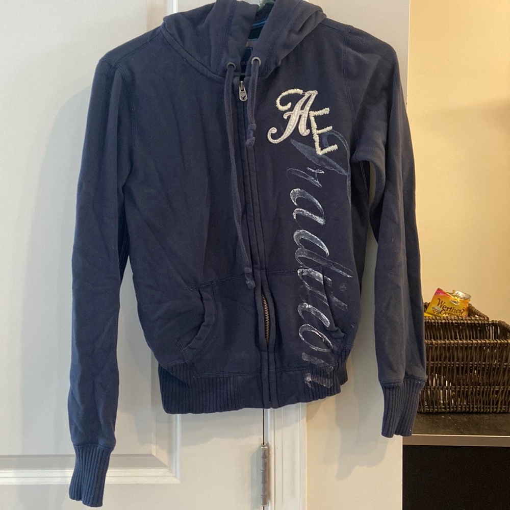 American eagle small blue jacket. Like new!!